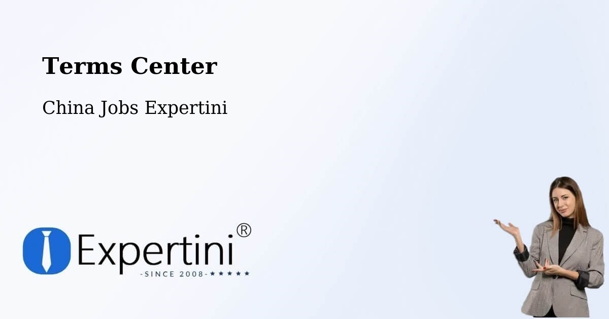 Terms of Service – Chaoyang - China Jobs Expertini